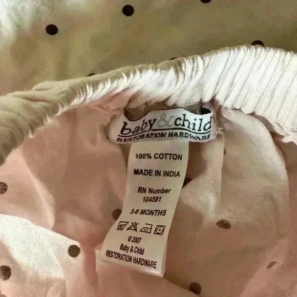 Baby & Child Restoration Hardware Girls Dress and Bloomers Outfit Pink Polka Dot - Picture 4 of 4